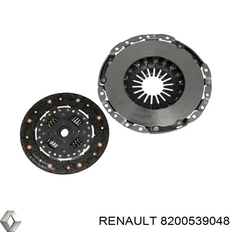 Комплект зчеплення (3 частини) Renault (RVI) 8200539048 ціна, від 137.20 USD