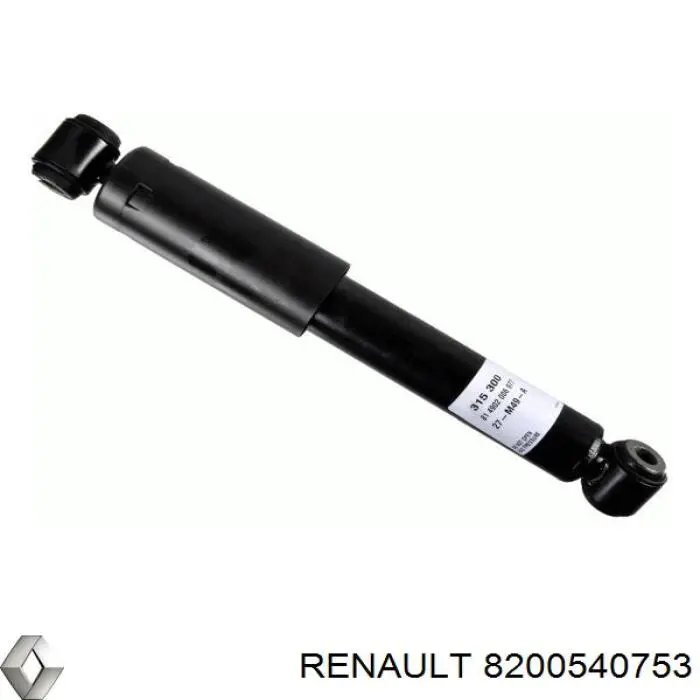 Купити 8200540753 Renault (RVI) Стійка амортизатора задня