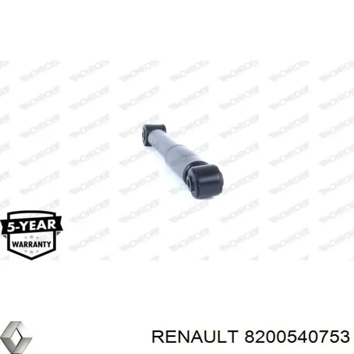 Амортизатор задній Renault (RVI) 8200540753 ціна, від 51.34 USD