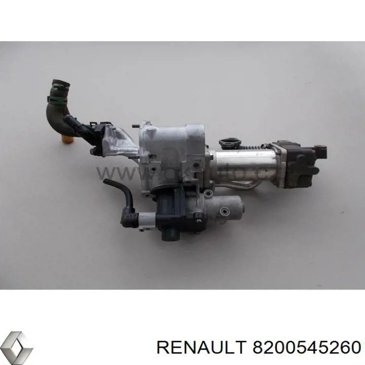 Радіатор системи EGR рециркуляції вихлопних газів 8200545260 Renault (RVI)