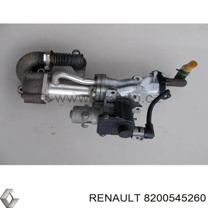 Купити 8200545260 Renault (RVI) Радіатор системи EGR рециркуляції вихлопних газів