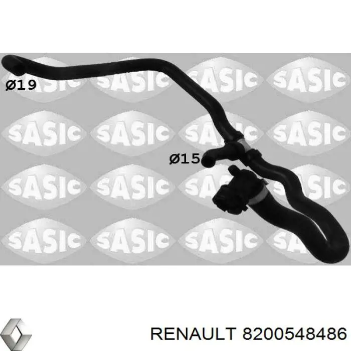 Купити 8200548486 Renault (RVI) Трубопроводи і шланги системи охолодження