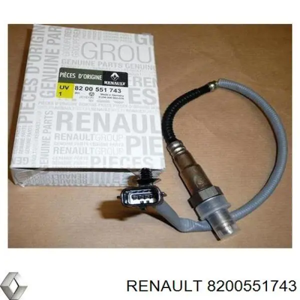 8200551743 Renault (RVI) лямбда-зонд, датчик кисню після каталізатора