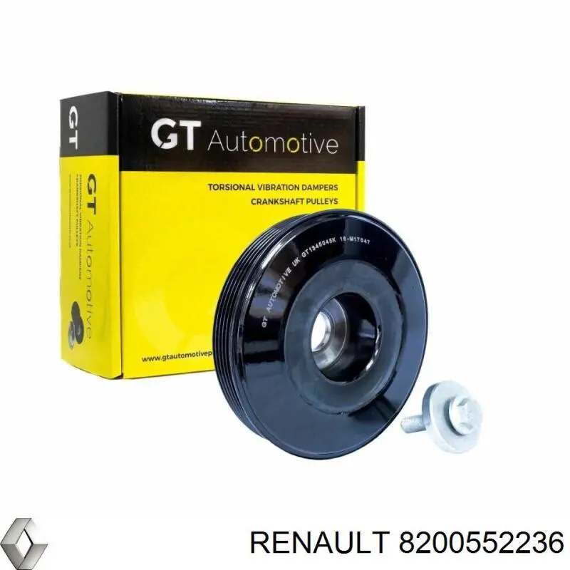 Шків колінвала 8200552236 Renault (RVI)