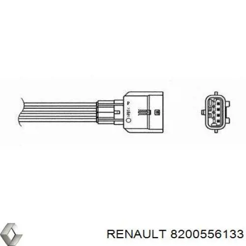 Лямбда-зонд, датчик кисню після каталізатора 8200556133 Renault (RVI)