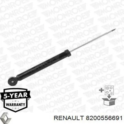 Амортизатор задній Renault (RVI) 8200556691 ціна, від 33.46 USD