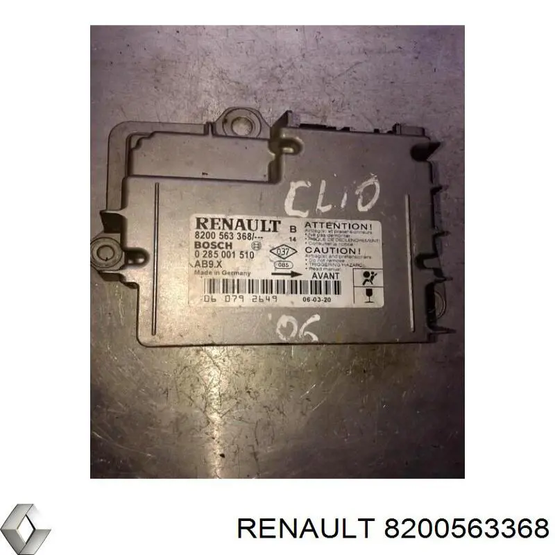 Купити 8200563368 Renault (RVI) Модуль-процесор керування подушки безпеки