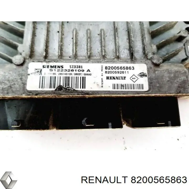 Електронний блок керування двигуном 8200565863 Renault (RVI)
