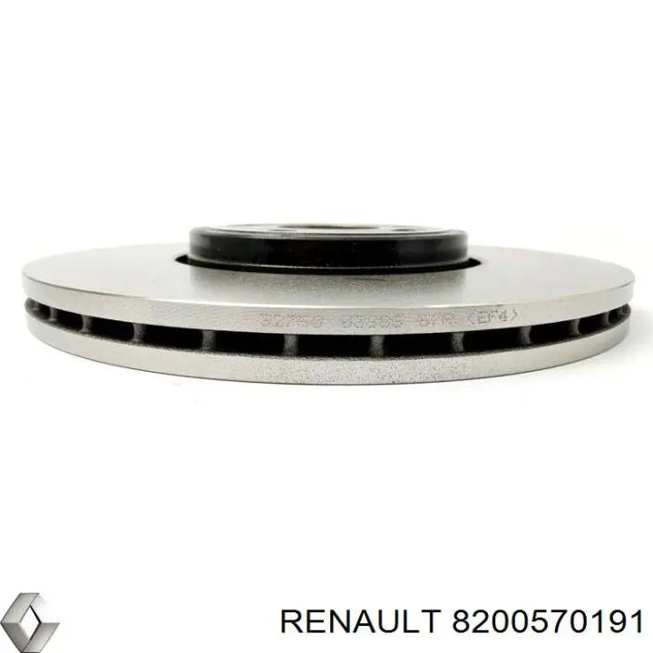 Диск переднього гальма Renault (RVI) 8200570191 ціна, від 61.24 USD