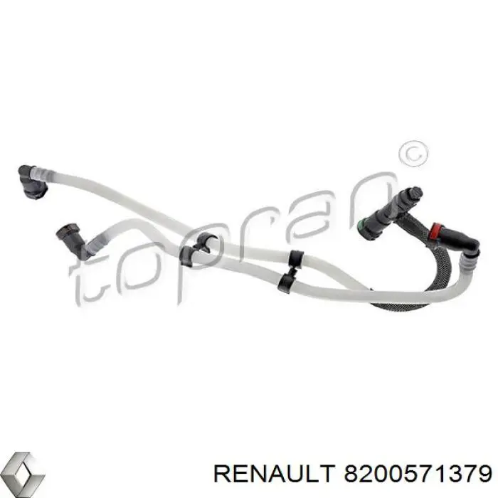 Трубка паливна обратки від ПНВТ до фільтра Renault (RVI) 8200224517 ціна, від 19.73 USD