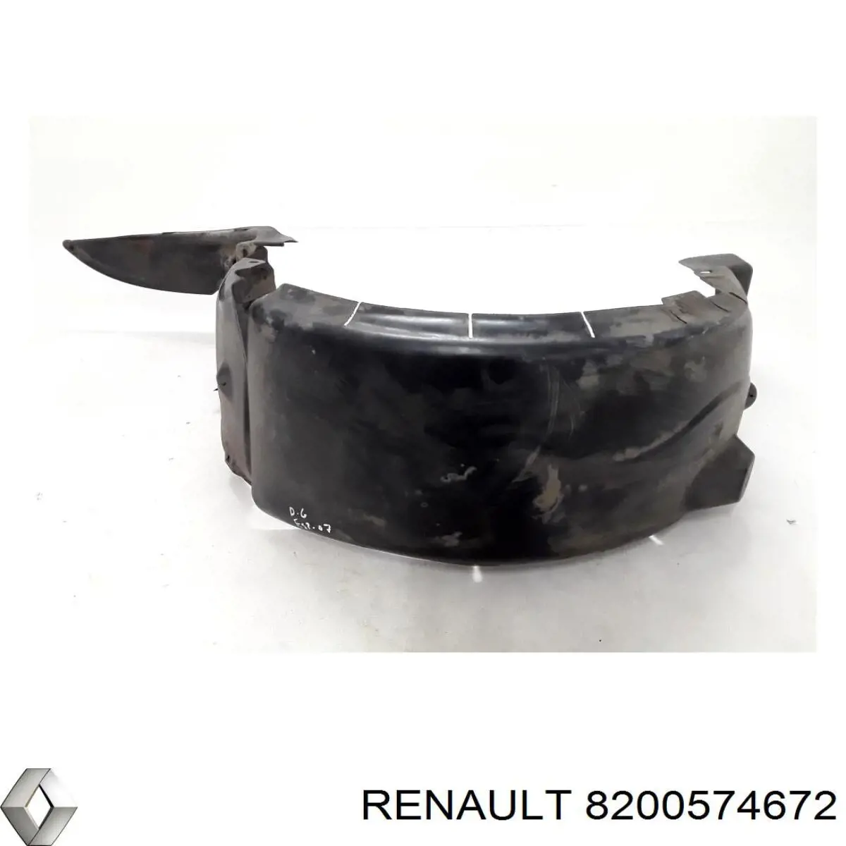 Підкрилок заднього крила, правий 8200101017 Renault (RVI)