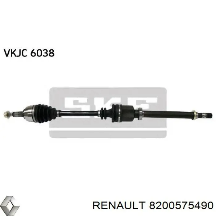 8200575490 Renault (RVI) піввісь (привід передня, права)