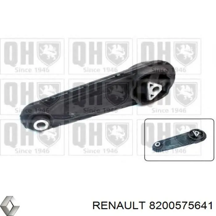 Опора двигуна задня Renault (RVI) 8200575641