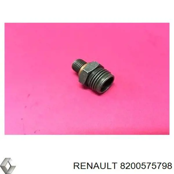 8200575798 Renault (RVI) штуцер з'єднувальний трубки відведення олії від турбіни з блоком
