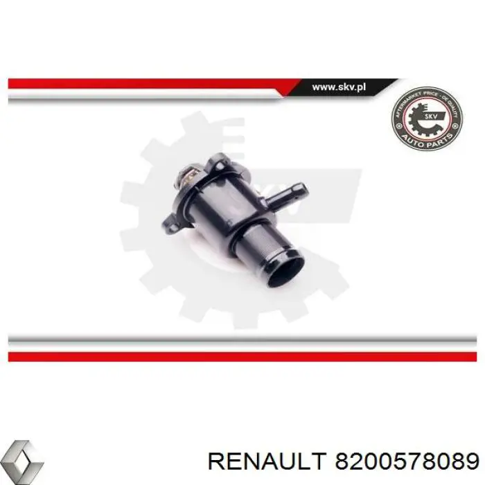 Купити 8200578089 Renault (RVI) Кришка термостата