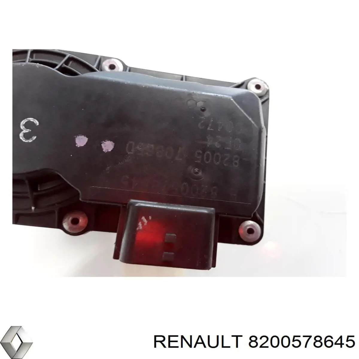 Дросільна заслінка 8200578645 Renault (RVI)