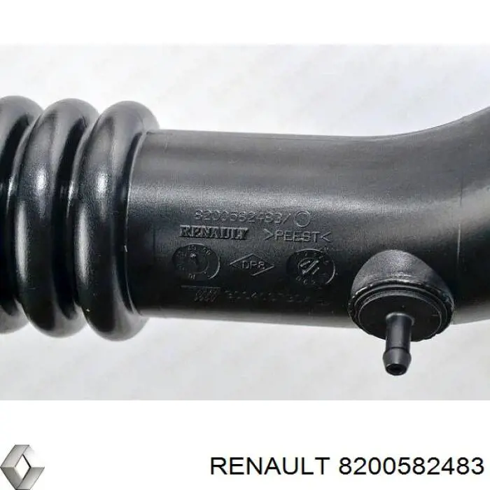 Шланг/патрубок интеркуллера Renault (RVI) 8200582483 ціна, від 45.10 USD