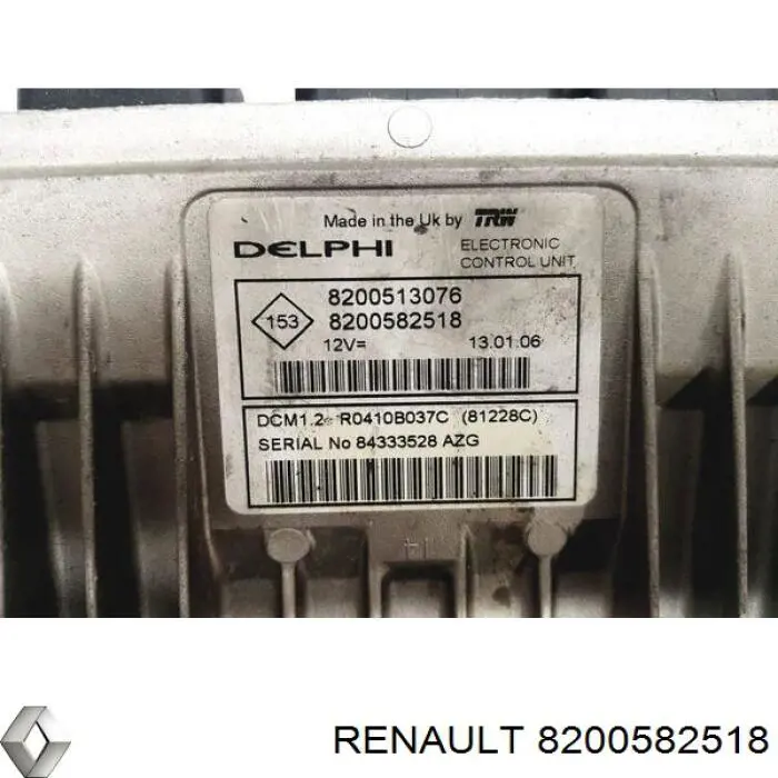 8200582518 Renault (RVI) модуль керування (ебк упорскування палива)