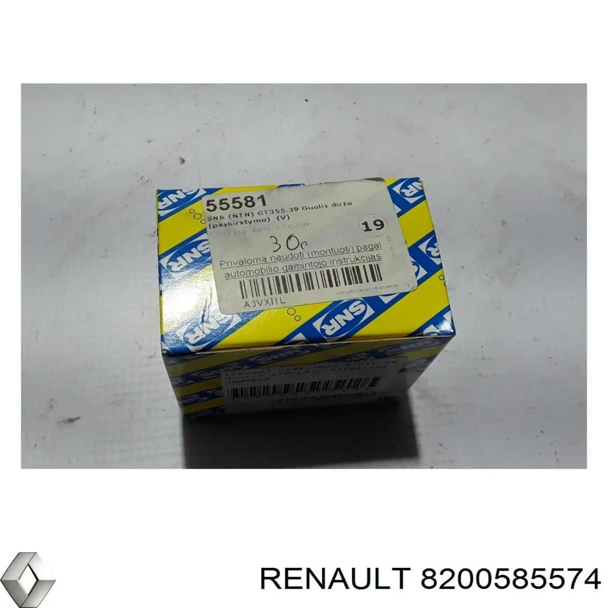 Ролик натягувача ременя ГРМ 8200585574 Renault (RVI)