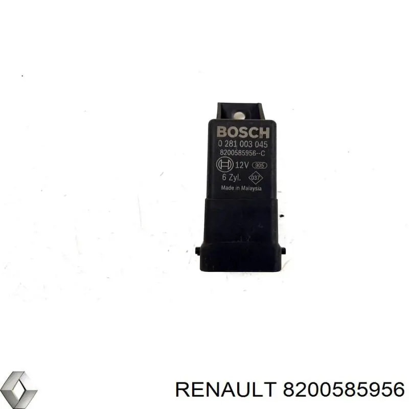 8200585956 Renault (RVI) Реле свічок накалу