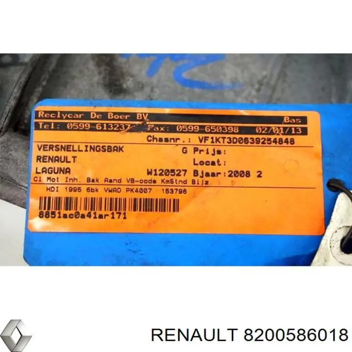  8200586018 Renault (RVI)