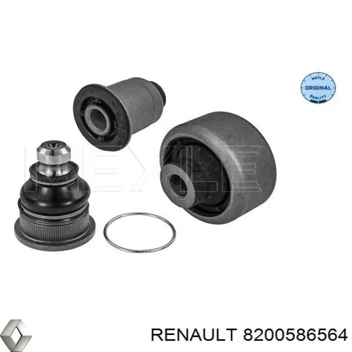 Сайлентблок нижнього важеля передньої підвіски Renault (RVI) 8200586564 ціна, від 7.71 USD