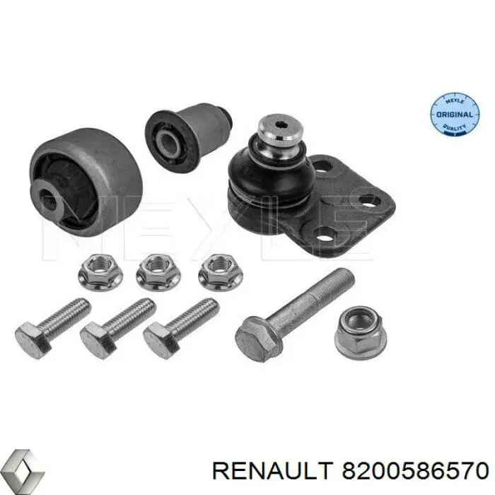 8200586570 Renault (RVI) Сайлентблок переднього нижнього важеля