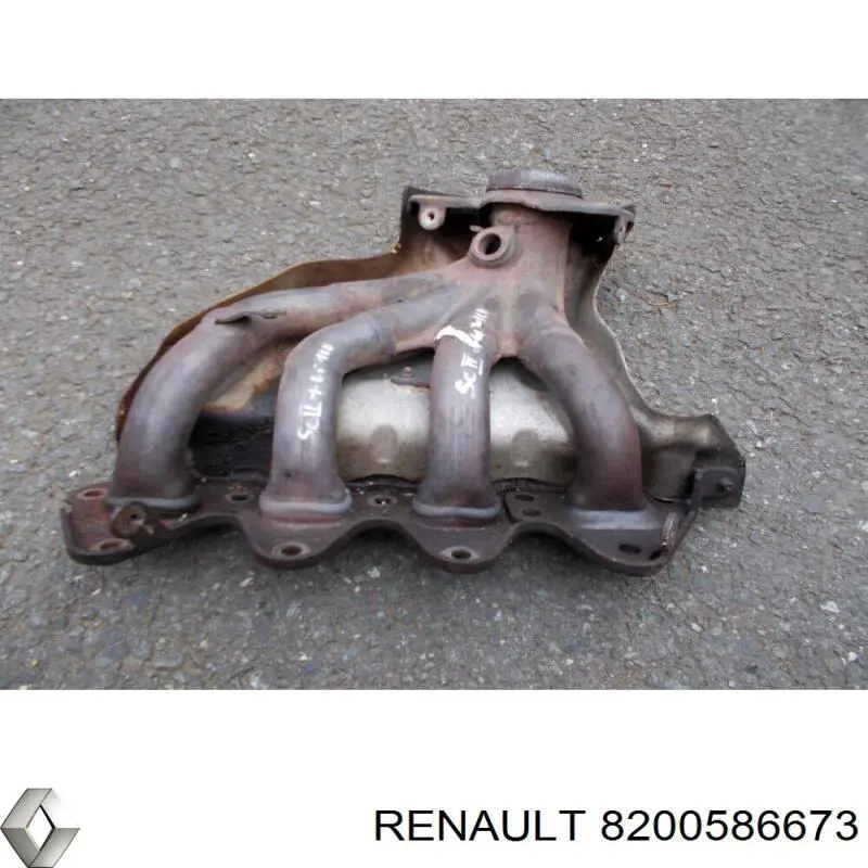 Газопроводи (колектор випускний) Renault (RVI) 8200586673 ціна, від 12.74 USD