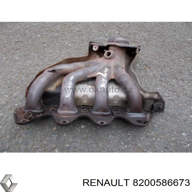 8200586673 Renault (RVI) колектор випускний