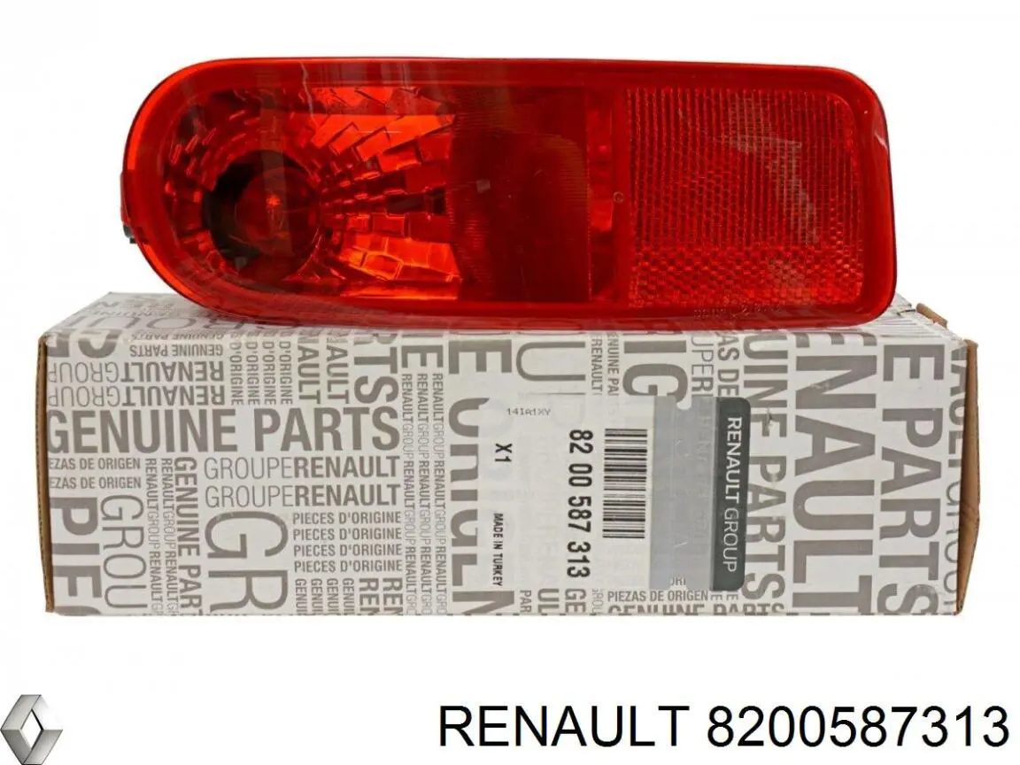 8200587313 Renault (RVI) Ліхтар заднього бампера, лівий
