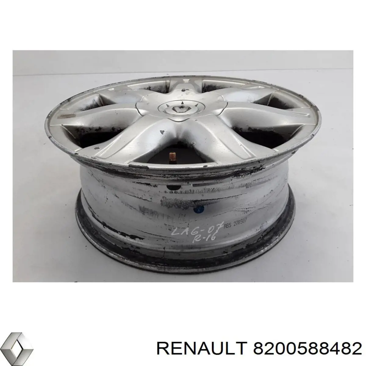 Диски колісні литі (легкосплавні, титанові) 8200588482 Renault (RVI)