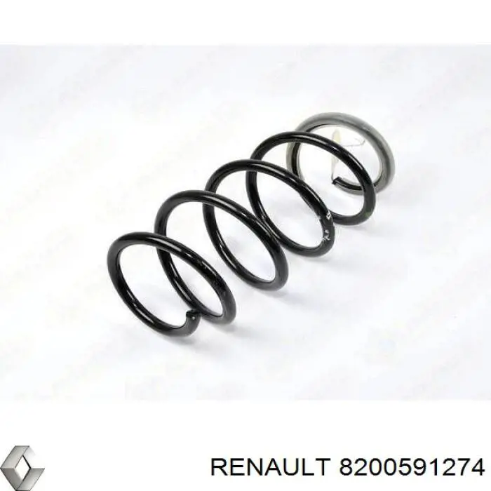 Пружина передня Renault (RVI) 8200591274 ціна, від 19.92 USD