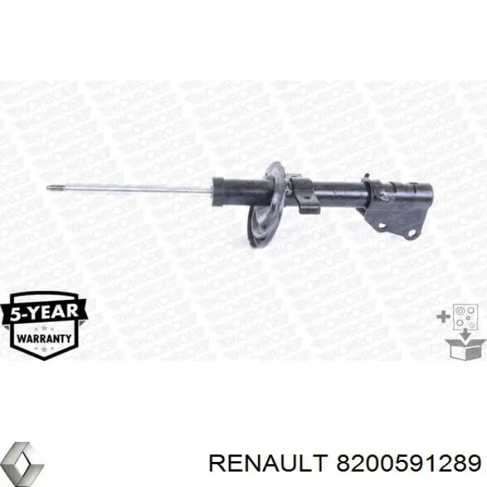 Амортизатор передній 8200591289 Renault (RVI)