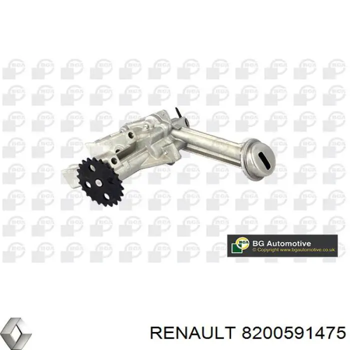 Помпа масляна Renault (RVI) 8200591475 ціна, від 31.67 USD