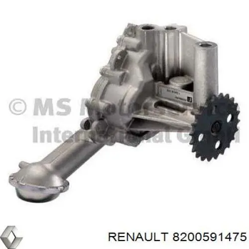 Купити 8200591475 Renault (RVI) Насос маслозакачуючий