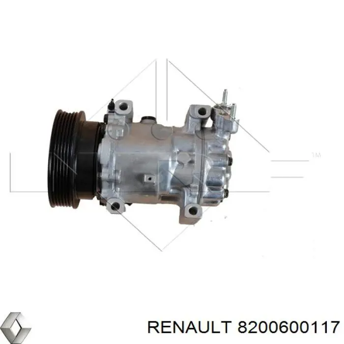 Компресор системи кондиціювання Renault (RVI) 8200600117 ціна, від 154.17 USD