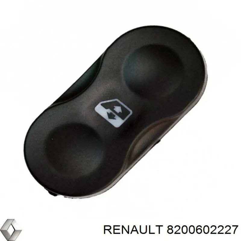 8200602227 Renault (RVI) кнопка вмикання двигуна склопідіймача центральної консолі