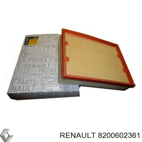Купити 8200602361 Renault (RVI) Автомобільний фільтр повітря