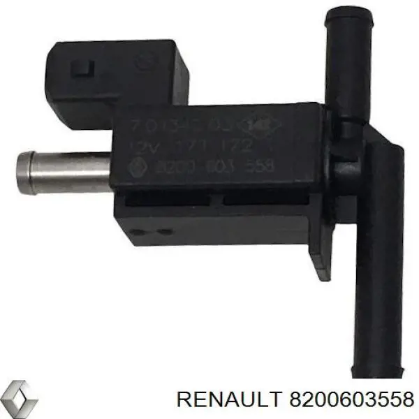 Купити 8200603558 Renault (RVI) Клапан соленоїд регулювання заслонки EGR