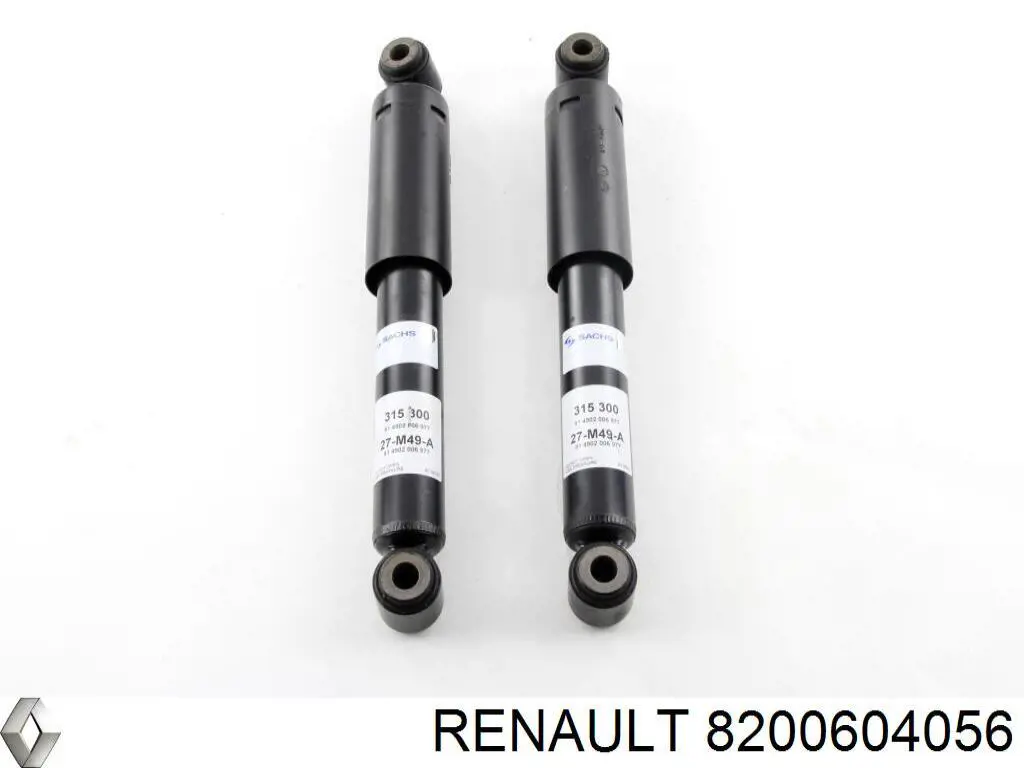 8200604056 Renault (RVI) Амортизатори задні