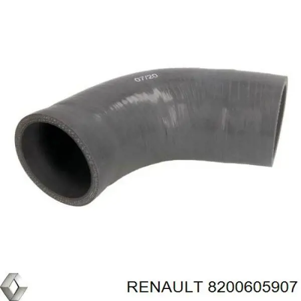 Купити 8200605907 Renault (RVI) Патрубок повітряний, вихід з турбіни (наддув)