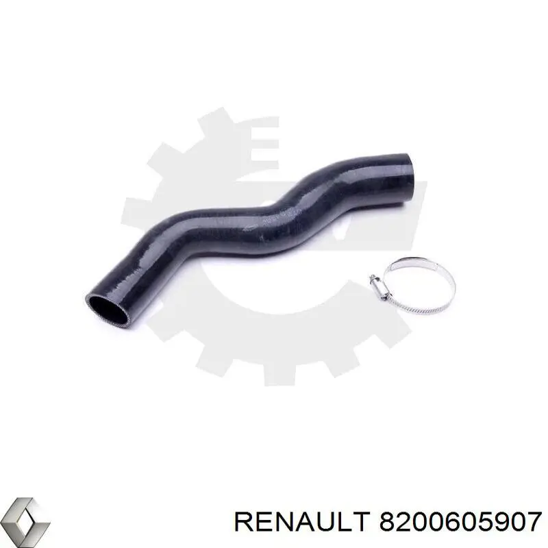 8200605907 Renault (RVI) Патрубок повітряний, вихід з турбіни (наддув)