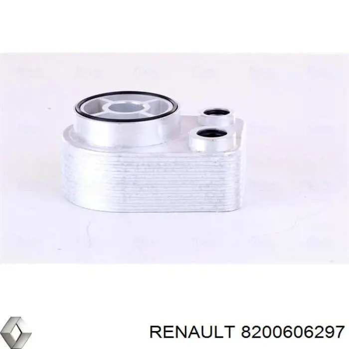 Радіатор масляний (холодильник), під фільтром 8200606297 Renault (RVI)