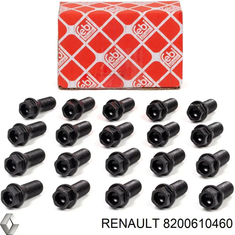 Колісний болт Renault (RVI) 8200610460 ціна, від 2.07 USD