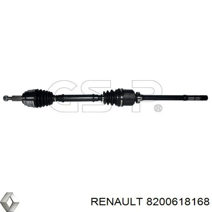 8200618168 Renault (RVI) Привід передній правий
