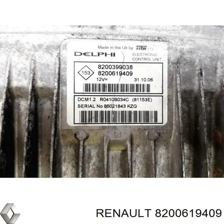 8200619409 Renault (RVI) Блок електронного управління