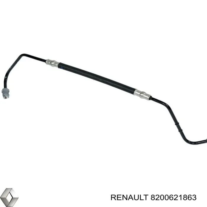 8200621863 Renault (RVI) трубка гальмівна, задня, права