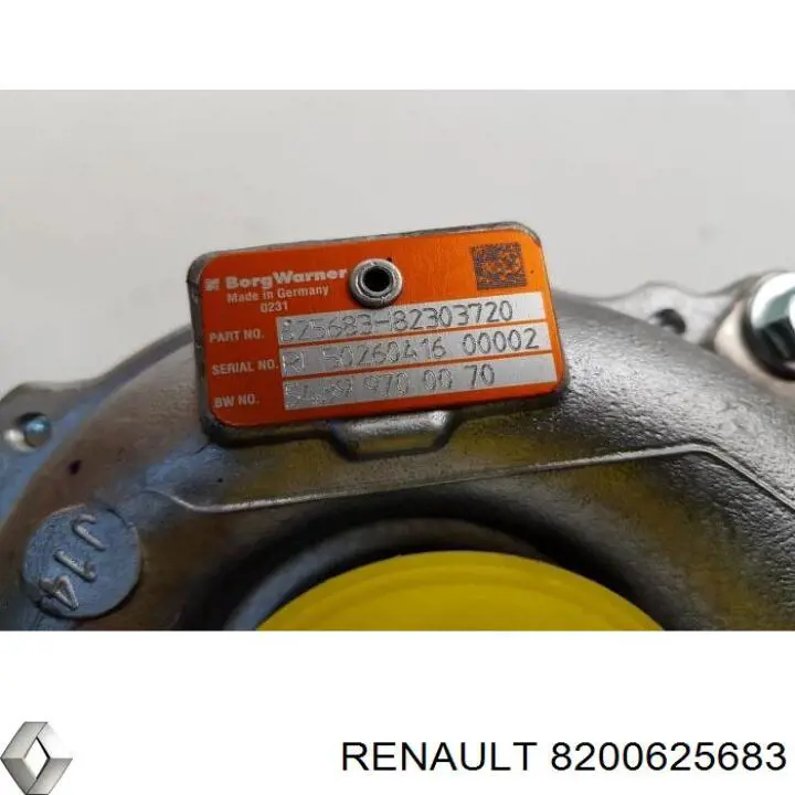 Турбіна Renault (RVI) 8200625683 ціна, від 163.47 USD