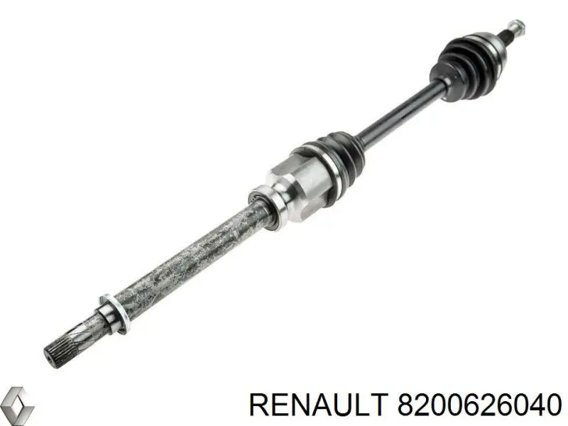 8200626040 Renault (RVI) піввісь (привід передня, права)