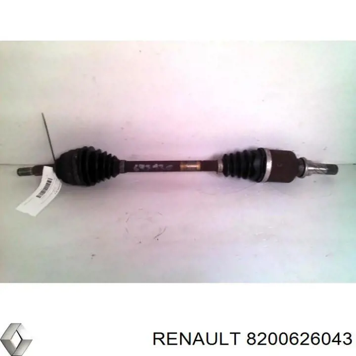 Привід передній лівий Renault (RVI) 8200626043 ціна, від 65.86 USD